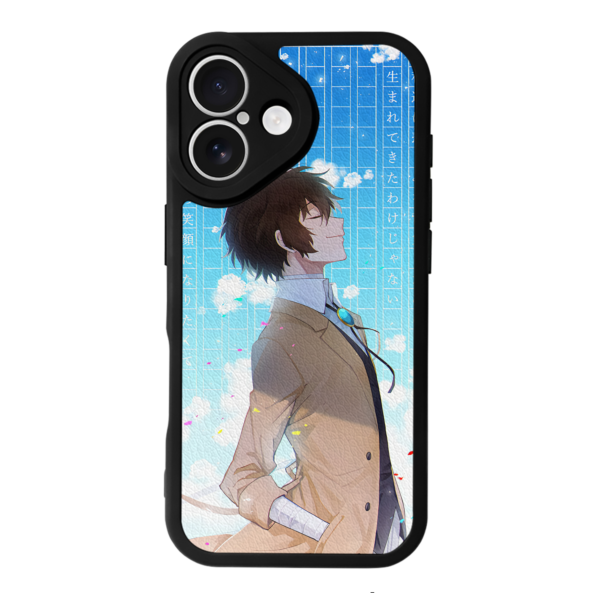 （画像用） 文豪ストレイドッグス Bungo Stray Dogs 【iPhone 16シリーズ対応】シリコンスマホケース（レザー調） 材質：シリコン